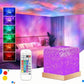 🎉Last Day Sale 49% OFF💡Keyora Aurora Dreamscape Projector,Rotating Flame Water Ripple Lamp for Shower, Bathroom, Bedroom Decor💥