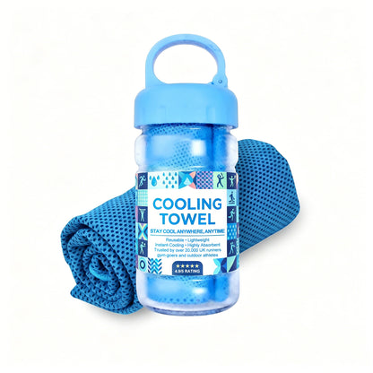 📢📢Last Day Buy 1 Get 1 Free :Each Only ￡3.47‼️💥❄️Cold Sweat Towel You Can Use Anywhere, Anytime! Reusable Soft Absorbent Cooling Portable💕