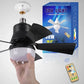 🔥LAST DAY SALE 50% OFF🌀40W LED Ceiling Fan Light – 20.5” Ultra-Quiet with Remote 🎯 | E27 + FREE B22 Adapter 🔌 | For Bedroom 😴, Kitchen 👩‍🍳 & Garage 🛠️ – UK Ready! 🇬🇧