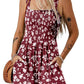 🏝️LAST DAY SALE 60% OFF:ONLY ￡12.99‼️⚡50K+ SOLD💕💃Women's Summer Square Neck Sleeveless Loose Casual Short Smocked Romper