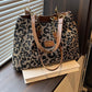 🎁2026 New Arrivals💥Last Day Sale 50% Off💥Large Capacity Tote Bag with Leopard Print