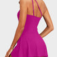 💗👙LAST DAY SALE 60% OFF: ONLY £13.99!!⚡50K+ SOLD💕🏖️Women's One Piece Swim Dress One Shoulder Swimsuit With Skirt🩱