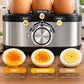 ⏳LAST DAY SALE 50% OFF!!🔥50K+ SOLD! 🥚🍳Multifunctional Egg Steamer with Clear Lid – boil, poach or omelet, auto shut-off, compact. Quick healthy breakfasts! 🛡️✅
