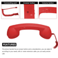 🌲Christmas Sale -Just ￡13.99💝📞Vintage Retro Telephone Handset ✨The most unique Christmas gift! Perfect for music lovers🎄