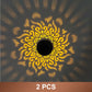 🔥This Week's Special Price ￡7.99 ‼️🌞💡Solar Mandala Wall Light Outdoor Garden Fence Projector Lamp Patio Ambient Decor✨