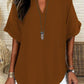 🔥SUMMER HOT SALE £11.99!!💥50K+ SOLD‼️👕Fashion Loose Solid Color Short Sleeve Top☁️Soft Breathable Basic Tee All-Match Casual Blouse For Commute Holiday UK🇬🇧