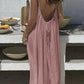 🏖️SUMMER HOT SALE £13.99!!💥50K+ SOLD!💃Chic Backless Spaghetti Strap Dress for Women 🌴🤍 | Soft Fabric Multiple Sizes & Colors