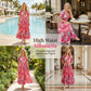 🌺Summer Hot Sale 60% OFF💐🌸V-neck Floral Loose Maxi Dress｜Ladies Breathable Casual Flow Long Summer Dress👗