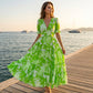 🌺Summer Hot Sale 60% OFF💐🌸V-neck Floral Loose Maxi Dress｜Ladies Breathable Casual Flow Long Summer Dress👗