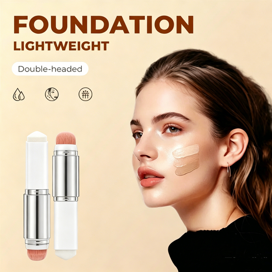 💥Last Day BUY 1 GET 1 FREE🎉Cover Cream Stick V w/ Detachable Brush - Korean Skin Care Color-Changing Foundation Stick with Collagen Capsules