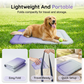 ⏳ Last Day Special Price £7.99! ❄️Pawchill™🇬🇧Pet Cooling Mat for Dogs & Cats 🐾  Naturally Cool Ice-Silk Pad • Breathable, Washable & Soft 🌿  For Floors, Sofas & Car Travel • Multiple Sizes • Gradient Colours ☀️🐶🐱