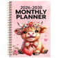 ⏰📅 LAST DAY SALE ONLY￡7.99!! 🐮2026–2030 Monthly Planner✨Cute Highland Cow 5-Year Calendar | Large Monthly Blocks for Long-Term Planning