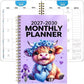 ⏰📅 LAST DAY SALE ONLY￡7.99!! 🐮2026–2030 Monthly Planner✨Cute Highland Cow 5-Year Calendar | Large Monthly Blocks for Long-Term Planning