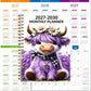 ⏰📅 LAST DAY SALE ONLY￡7.99!! 🐮2026–2030 Monthly Planner✨Cute Highland Cow 5-Year Calendar | Large Monthly Blocks for Long-Term Planning