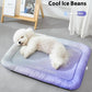 ⏳ Last Day Special Price £7.99! ❄️Pawchill™🇬🇧Pet Cooling Mat for Dogs & Cats 🐾  Naturally Cool Ice-Silk Pad • Breathable, Washable & Soft 🌿  For Floors, Sofas & Car Travel • Multiple Sizes • Gradient Colours ☀️🐶🐱