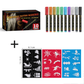 ⏰🌈LIMITED SALE 70% OFF: Only £7.99!!🎨Perfect For Unique Body Art🔥Temporary Tattoo Markers for Skin