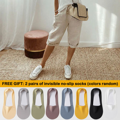 👖⏳LAST DAY SPECIAL PRICE ￡11.99‼️WITH FREE GIFT!!🎁Women's Casual Cotton Linen Capris✨Elastic High Waist Loose Cropped Trousers Breathable Lightweight Pants For Daily Holiday