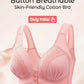 📢👙LAST DAY SPECIAL PRICE ￡7.99⚡50K+ SOLD💕CloudComfort™ Front-Button Cotton Bra – Breathable • Wire-Free • All-Day Support • Non-Padded & Skin-Friendly 🌿