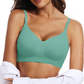 🏖️Buy 1 Get 1 Free Price: Only £12.99!!💥💐Thin Seamless Wireless Sports Bra👙Minimise Bust Firm Support For Large Sizes -❤️‍🔥Buy More Save More!