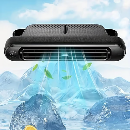 ❄️Summer Hot Sale-£13.99!!⚡50K+ SOL❄️Dual Turbo USB Car Seat Fan - High Wind Power Rear Pillow Fan