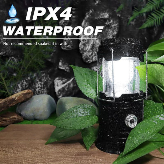 💥 HALF PRICE — TODAY ONLY：£11.99! ⛺️ Solar Rechargeable Camping Lantern – Collapsible LED, IPX4 Waterproof 💡 Magnetic Base & Foldable Hook 🏔️ Ideal for Camping, Hiking & Emergency Outages 🔋
