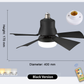 ⏳Limited-time Special Price:£ 16.99!!🔥SmartBreez™ 40W LED Ceiling Fan Light – 20.5” Ultra-Quiet with Remote 🎯 | E27 + FREE B22 Adapter 🔌 | For Bedroom 😴, Kitchen 👩‍🍳 & Garage 🛠️ – UK Ready! 🇬🇧