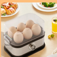 ⏳LAST DAY SALE 50% OFF!!🔥50K+ SOLD! 🥚🍳Multifunctional Egg Steamer with Clear Lid – boil, poach or omelet, auto shut-off, compact. Quick healthy breakfasts! 🛡️✅