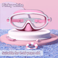 ⏳SUMMER GIFT – ONLY £9.99!!🥽1 Bestselling🏊‍♀️HD children's large frame waterproof and anti-fog swimming goggles