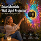 🔥This Week's Special Price ￡7.99 ‼️🌞💡Solar Mandala Wall Light Outdoor Garden Fence Projector Lamp Patio Ambient Decor✨