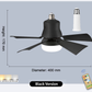 ⏳Limited-time Special Price:£ 16.99!!🔥SmartBreez™ 40W LED Ceiling Fan Light – 20.5” Ultra-Quiet with Remote 🎯 | E27 + FREE B22 Adapter 🔌 | For Bedroom 😴, Kitchen 👩‍🍳 & Garage 🛠️ – UK Ready! 🇬🇧