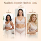 🎉Final 12 Hours- Only ￡9.99!!🌸💕 Jelly Wireless Womens Comfortable Wireless Bras Push Up Bralettes Seamless Tshirts Bras Deep V Everyday Bras