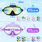 ⏳SUMMER GIFT – ONLY £9.99!!🥽1 Bestselling🏊‍♀️HD children's large frame waterproof and anti-fog swimming goggles