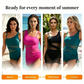 💗LAST DAY SALE 60% OFF:ONLY ￡13.99‼️⚡50K+ SOLD💕✨ Women's Sexy One-Piece Swim Dress – Ruched Slim Fit, High-Waisted Tummy Control & Sheer Mesh Detail 🩱
