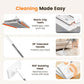 ⏳Time-Limited Special Price: ￡9.99!!⏰Extendable Telescopic Disposable Flat Clip Mop, 360° Swivel Lightweight Floor Mop