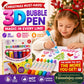 💥🖌️Final Hours Flash Sale ￡8.99‼️🔮Magic Pen – Draw 3D with one stroke!🎄 DIY Bubble Popcorn Drawing Pens& Buy 3 Pay 2 🔥