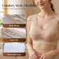 🏆Summer Hot Sale 50% OFF:Only ￡8.99‼️✨Lace Wireless Bra That Provides Excellent Support🤍Soft Floral Lace Wire-Free Lift Bra Anti-Slip All-Day Comfort💐