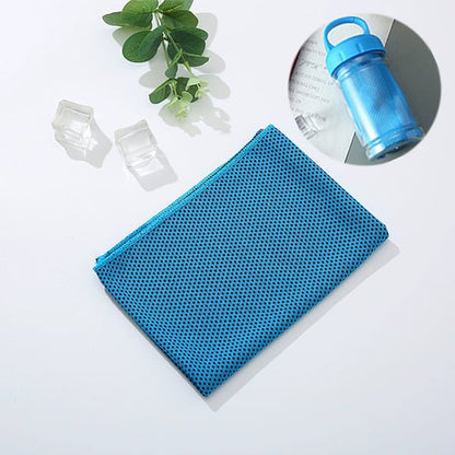 ❄️⏰Last Day Buy 1 Get 1 Free :Each Only ￡3.49‼️☀️Cold Sweat Towel You Can Use Anywhere, Anytime! Reusable Soft Absorbent Cooling Portable