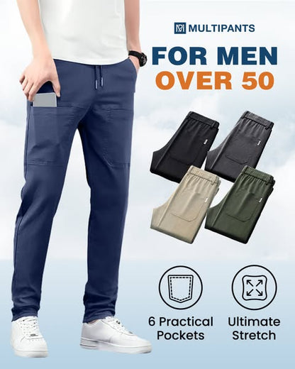 🏖️LAST DAY SALE – ONLY  £14.99‼️50K+ SOLD🔥👖High Stretch Multi-pocket Durable Work Trousers✨Water Repellent Stretchy Utility Pants For Hiking Fishing Daily Work