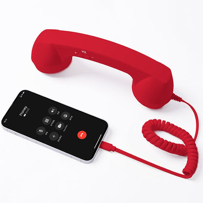 🔥📞SUMMER GIFT – ONLY £8.99!!🏆✨ Retro Phone Handset – Vintage Telephone Receiver for Your Smartphone 📱