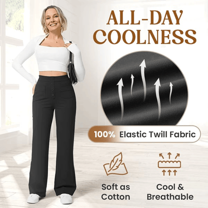 🎉Summer Hot Sale 60% OFF :Only ￡14.99‼️💥Women's Casual High Waist Stretch Trousers