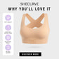 ⏳ LIMITED-TIME 50% OFF! : ONLY £8.99!!👍✨Cross Back Front Closure Wireless Posture Support Bra– All-Day Comfort, Breathable & Summer-Ready 💕