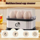 ⏳LAST DAY SALE 50% OFF!!🔥50K+ SOLD! 🥚🍳Multifunctional Egg Steamer with Clear Lid – boil, poach or omelet, auto shut-off, compact. Quick healthy breakfasts! 🛡️✅