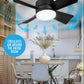 🔥LAST DAY SALE 50% OFF🌀40W LED Ceiling Fan Light – 20.5” Ultra-Quiet with Remote 🎯 | E27 + FREE B22 Adapter 🔌 | For Bedroom 😴, Kitchen 👩‍🍳 & Garage 🛠️ – UK Ready! 🇬🇧
