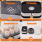 ⏳LAST DAY SALE 50% OFF!!🔥50K+ SOLD! 🥚🍳Multifunctional Egg Steamer with Clear Lid – boil, poach or omelet, auto shut-off, compact. Quick healthy breakfasts! 🛡️✅