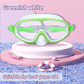 ⏳SUMMER GIFT – ONLY £9.99!!🥽1 Bestselling🏊‍♀️HD children's large frame waterproof and anti-fog swimming goggles