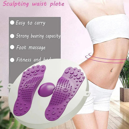 🏆LAST DAY SALE 50% OFF🔥Waist Twisting Massage & Exercise Balance Board 🩰 | Fat Burning & Waist Slimming 💪 | Boost Blood Circulation | Home Fitness Essential 🏠