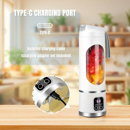 🏆LAST DAY 49% OFF🍹Portable Digital Multimode Juicer Blender✨LED Smart Display Leak-Proof For Travel & Office🎒