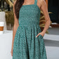 🏝️LAST DAY SALE 60% OFF:ONLY ￡12.99‼️⚡50K+ SOLD💕💃Women's Summer Square Neck Sleeveless Loose Casual Short Smocked Romper