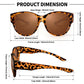 🔥LIMITED SALE：ONLY ￡6.99!!😎UV400 Protection Fit Over Glasses Sunglasses