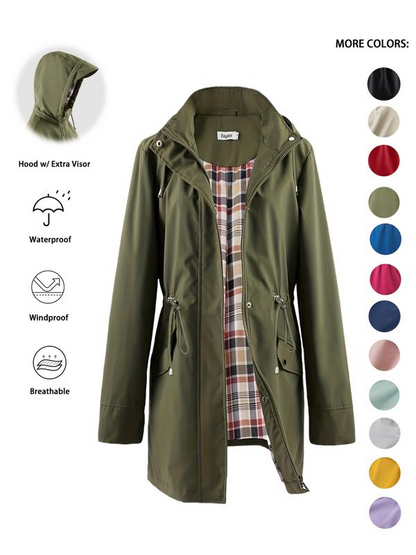 🔥Summer Hot Sale 50% OFF🧥💦Womens Chic. Lightweight. Waterproof Jacket🍃-Unleash Style and Durability in Any Storm!